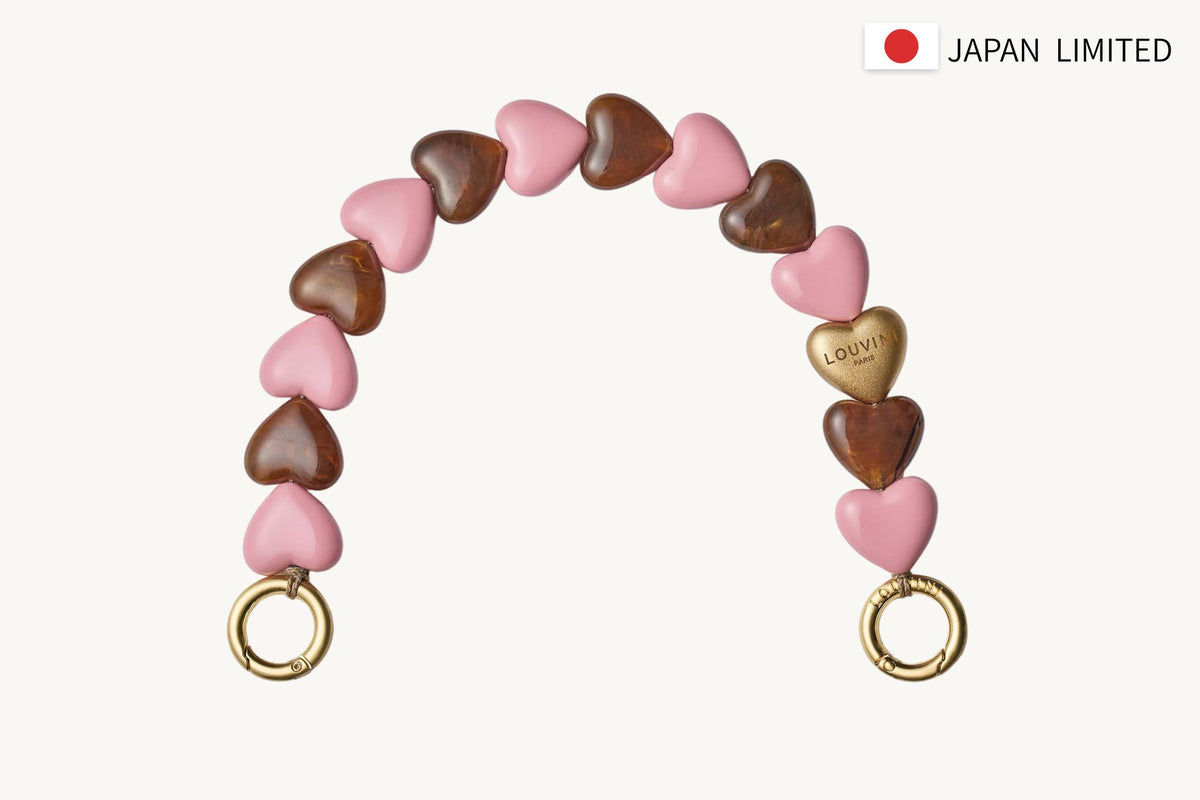 ハンドストラップ PETIT CUORE BROWN-PINK – R deco interiors