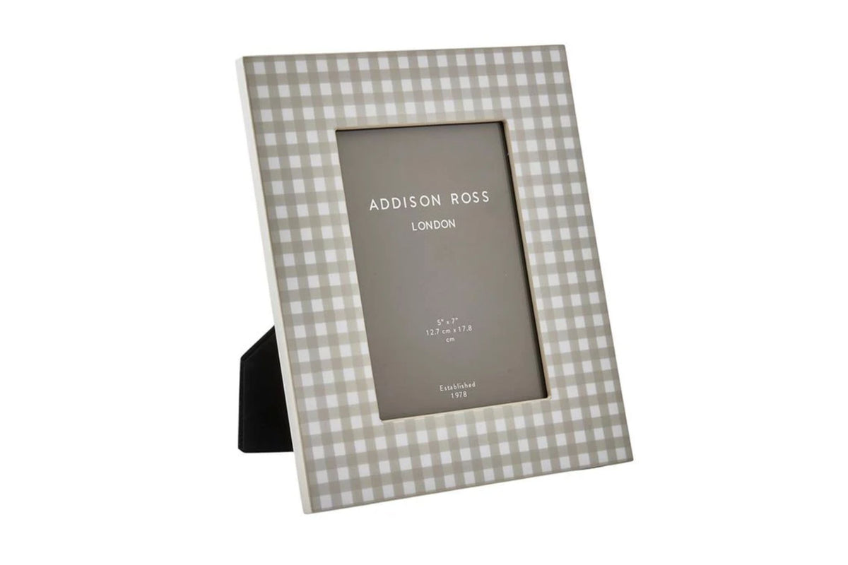 Addison Ross】ギンガム フォトフレーム カプチーノ – R deco interiors