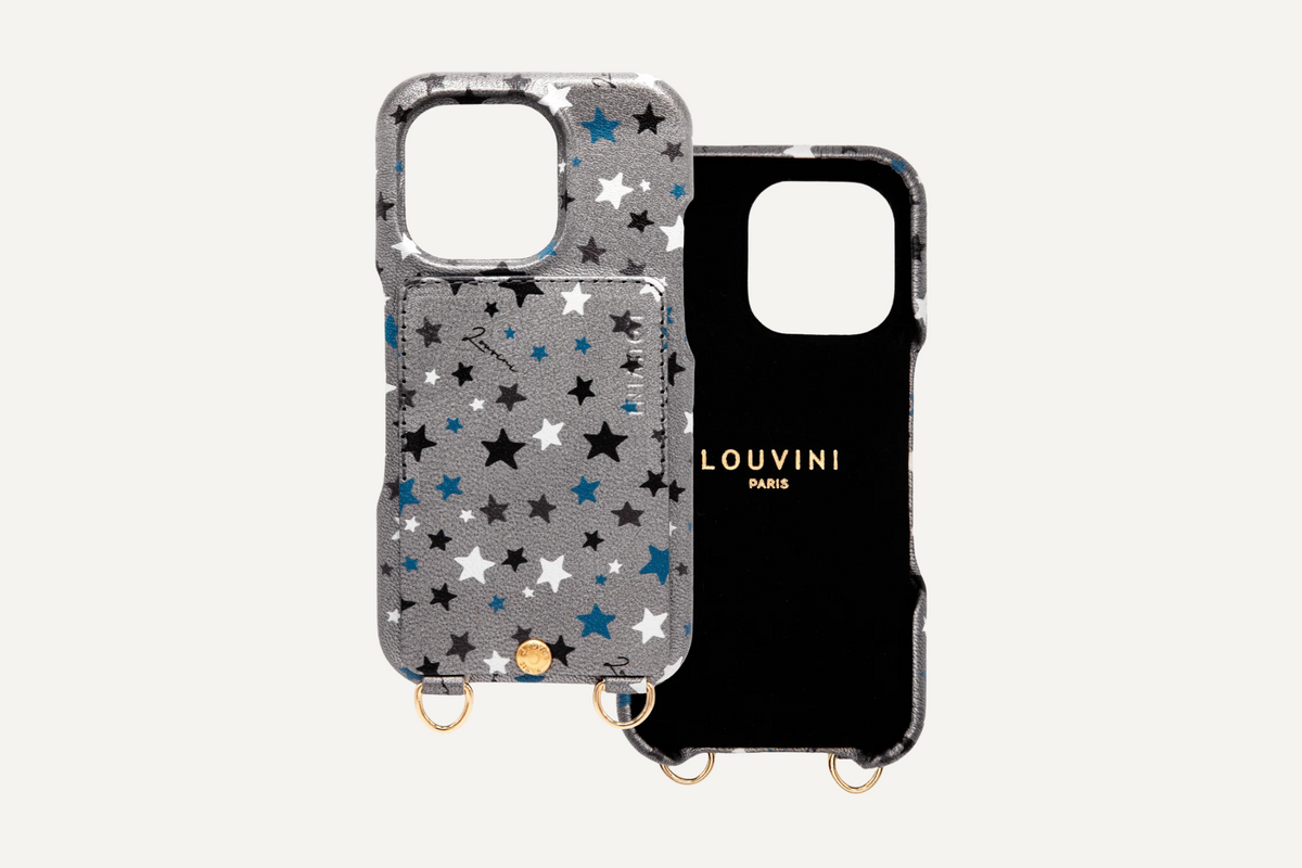 新品LOUVINI スマホケースiPhone14pro 未使用 ケース】LOU ETOILE SILVER / iPhone14Pro – R deco interiors