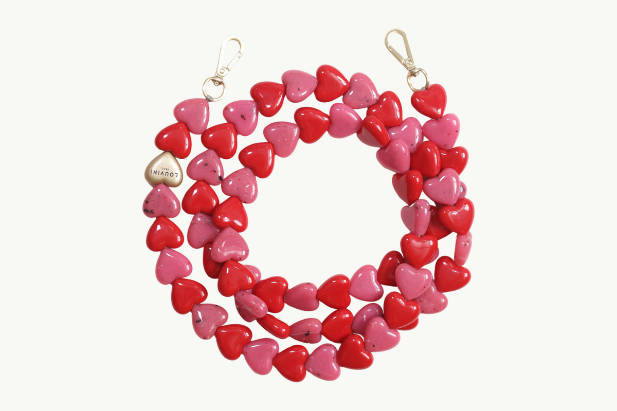 LOUVINI】 スマートフォンチェーン CUORE PINK-RED – R deco interiors LOUVINI】 スマートフォンチェーン CUORE PINK-RED – R deco interiors