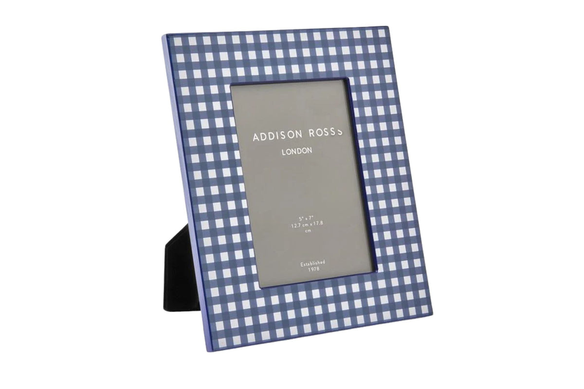ギンガム フォトフレーム ネイビー – R deco interiors