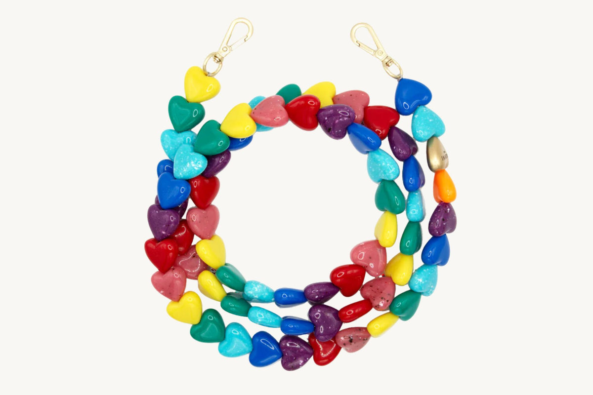 LOUVINI】 スマートフォンチェーン CUORE RAINBOW – R deco