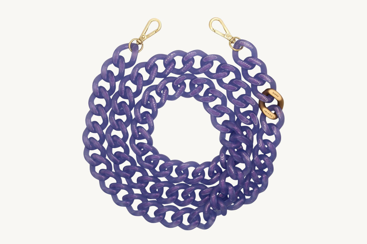 LOUVINI】 スマートフォンチェーン ZOE ICED MAUVE – R deco