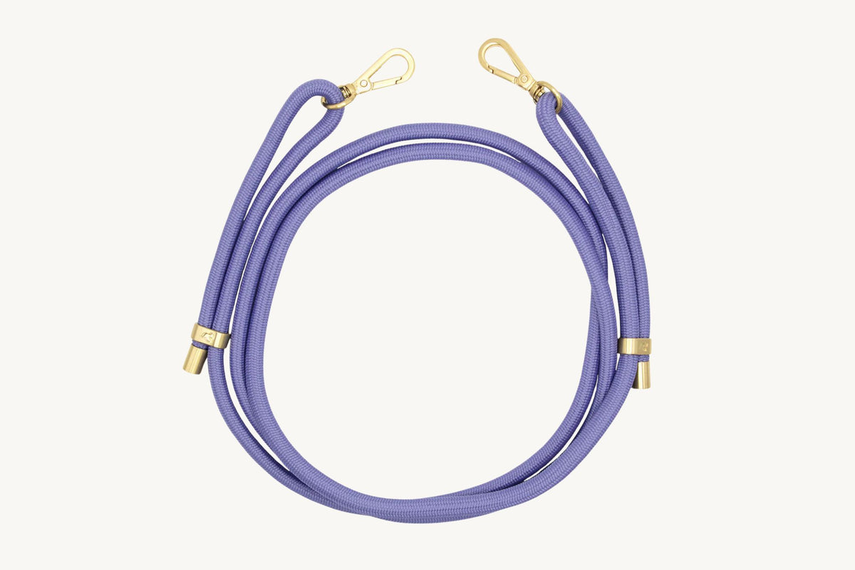 LOUVINI】 スマートフォンストラップ TESSA CORD PURPLE – R