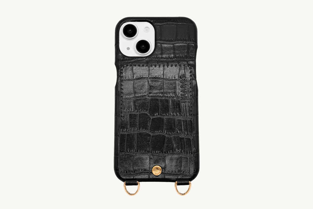 ケース】LOU CROCODILE / BLACK / iPhone16Pro – R deco interiors