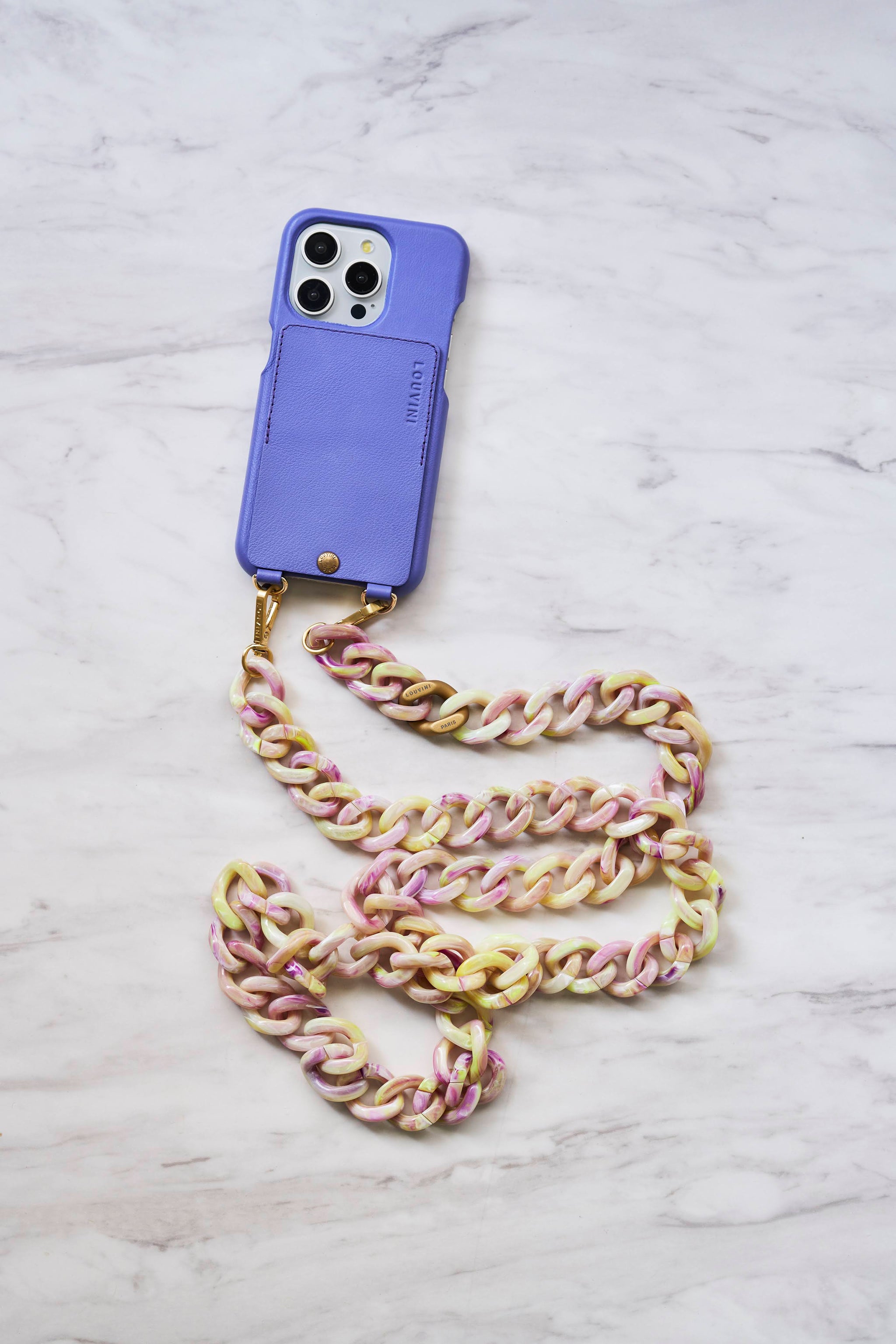 LOUVINI】 スマートフォンチェーン ZOE YELLOW-PURPLE – R deco interiors