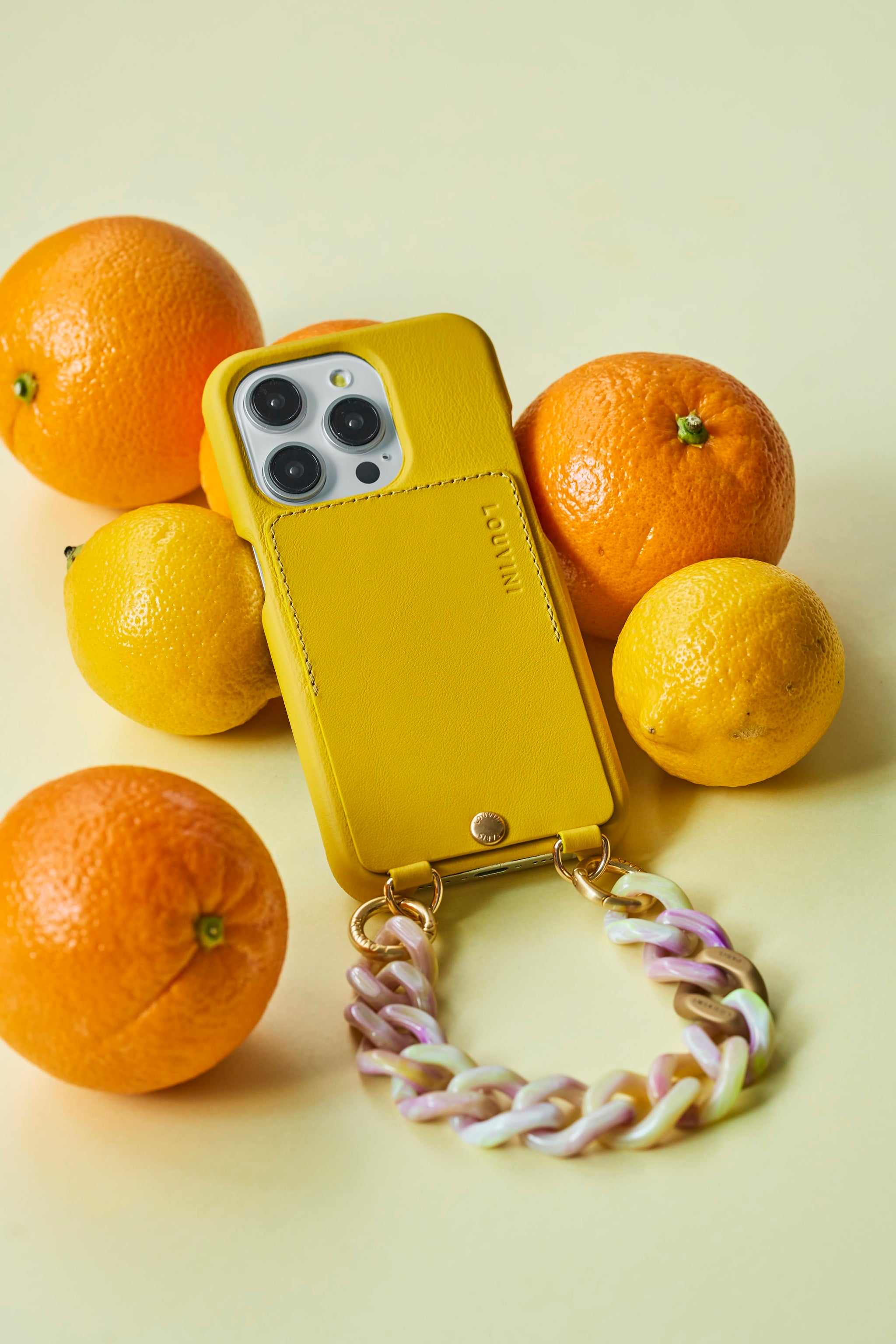 ハンドストラップ PETIT ZOE YELLOW-PURPLE – R deco interiors