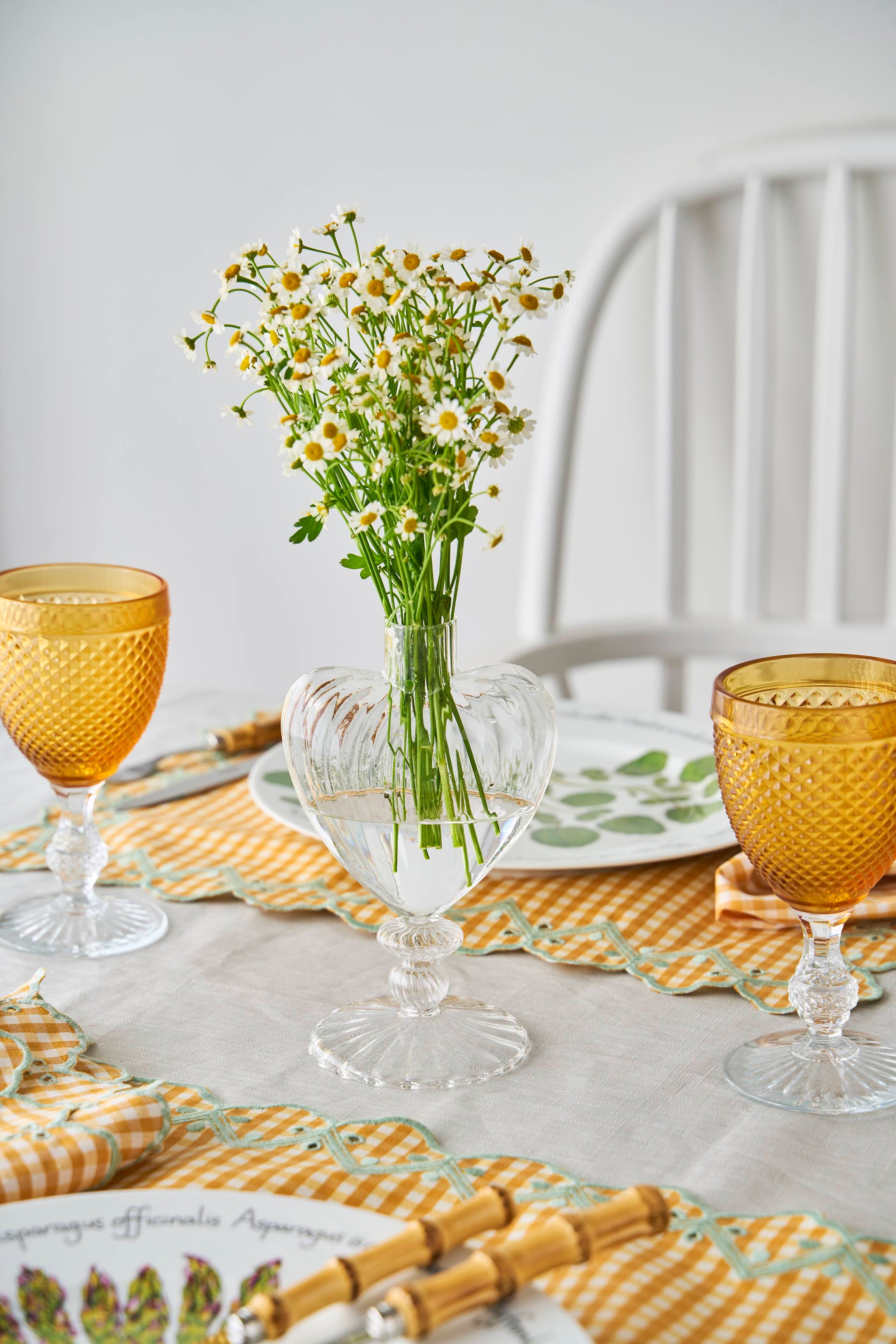 VISTA ALEGRE】 ビコス ウォーターゴブレット アンバークリア