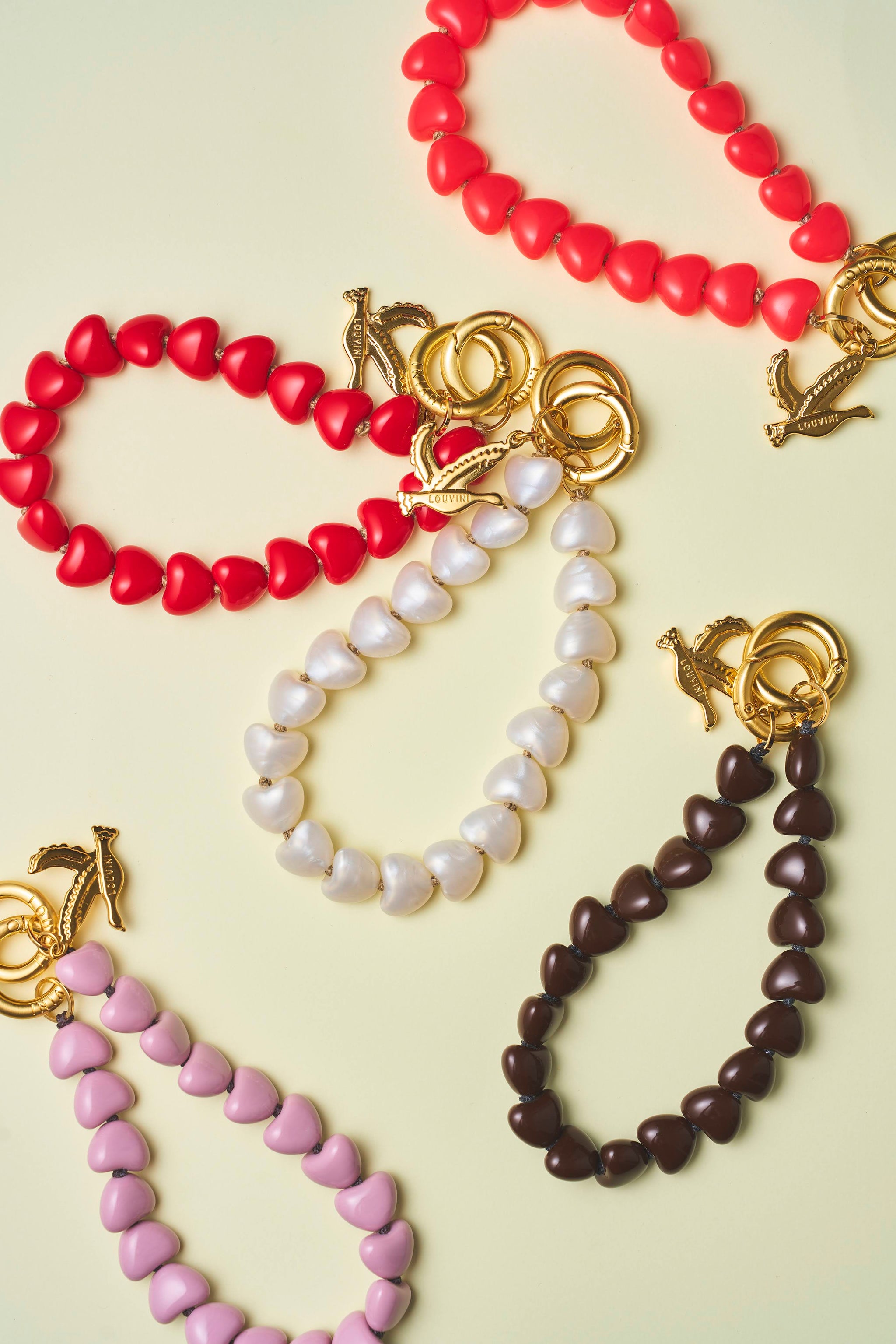 ハンドストラップ TINY HEART WHITE PEARL – R deco interiors