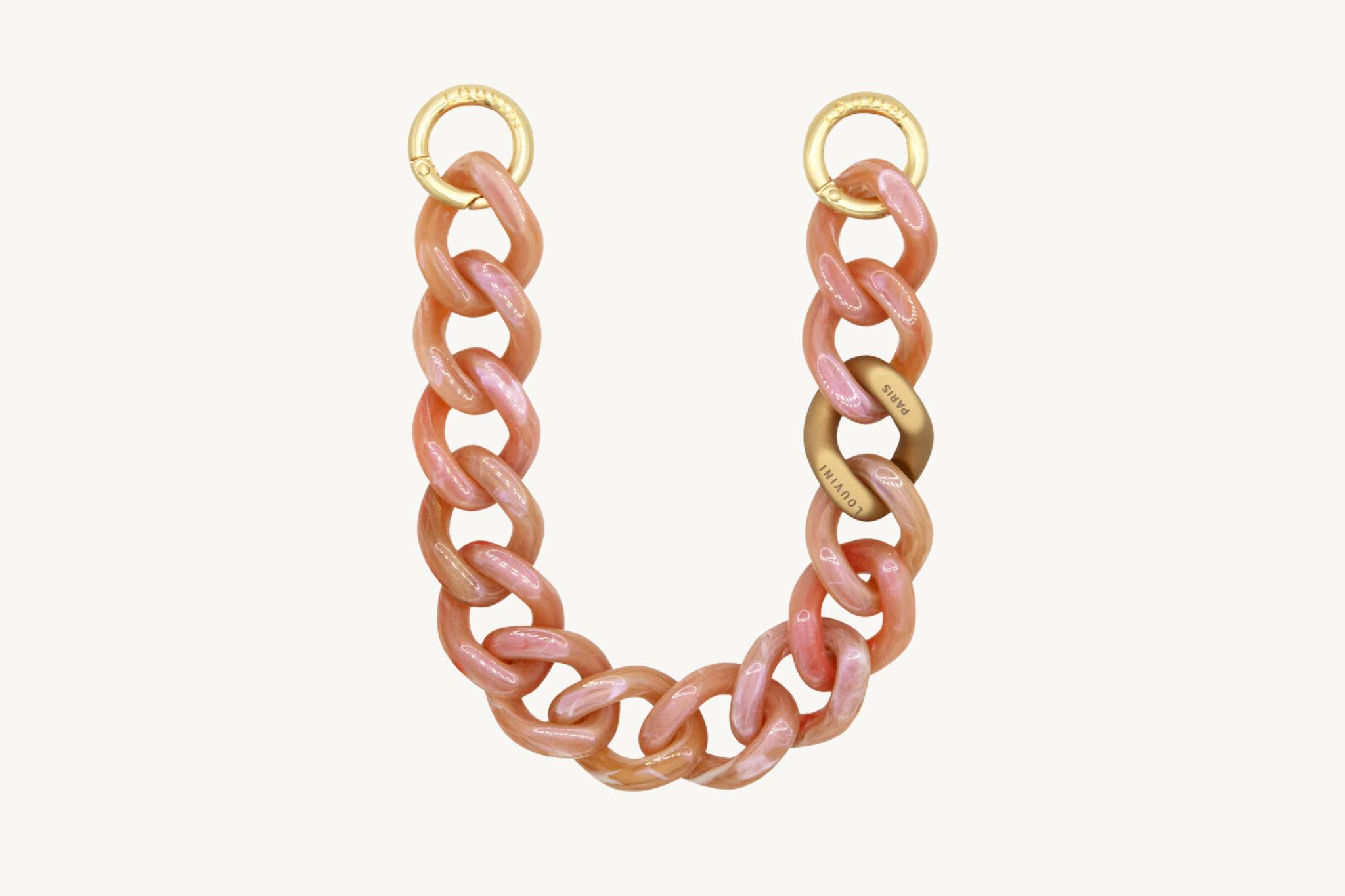 LOUVINI PETIT CUORE　RAINBOW LOUVINI】 ハンドストラップ PETIT CUORE YELLOW-WHITE – R deco