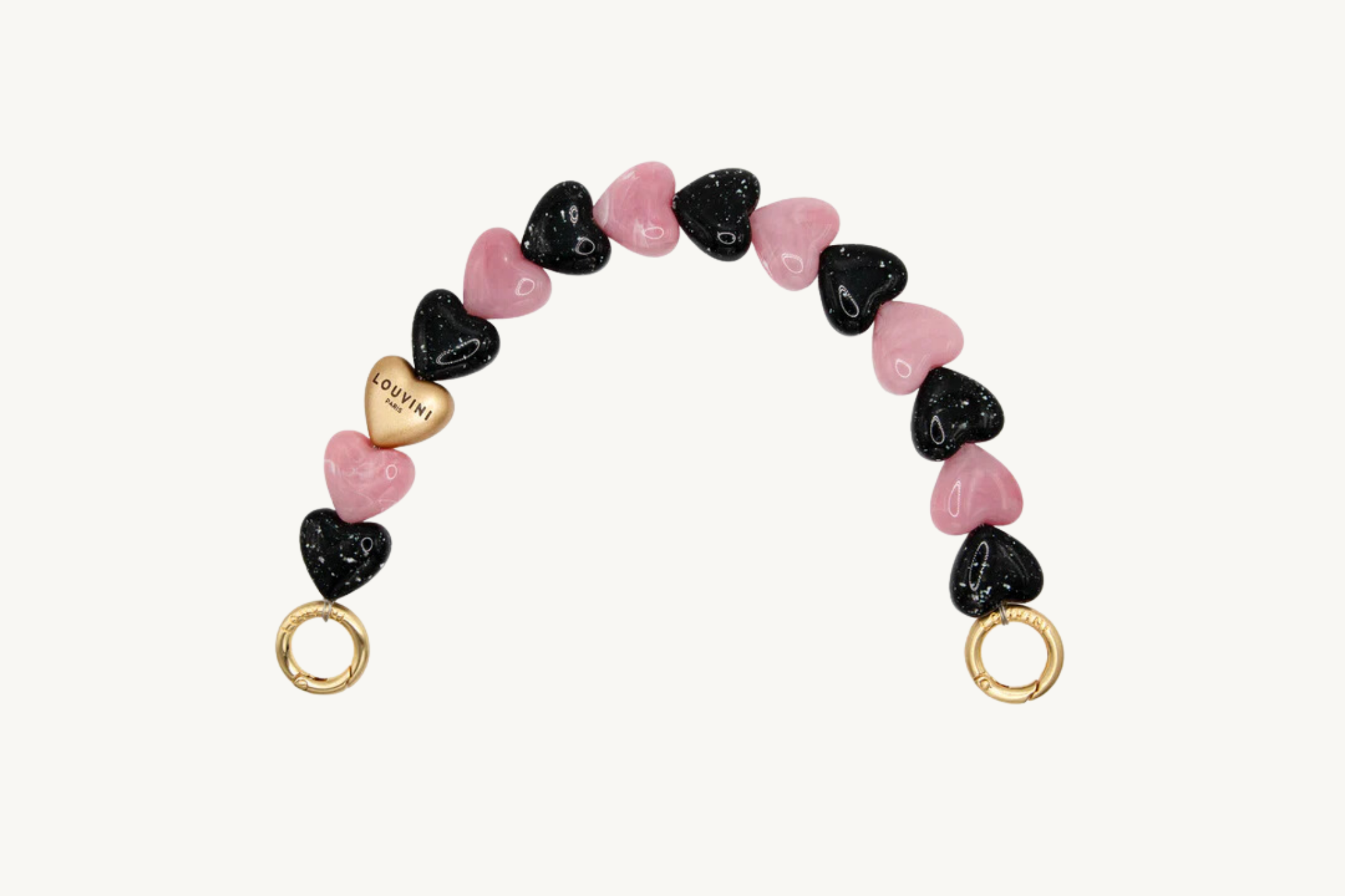 ハンドストラップ PETIT CUORE BLACK-PINK – R deco interiors ハンドストラップ PETIT CUORE BLACK-PINK – R deco interiors