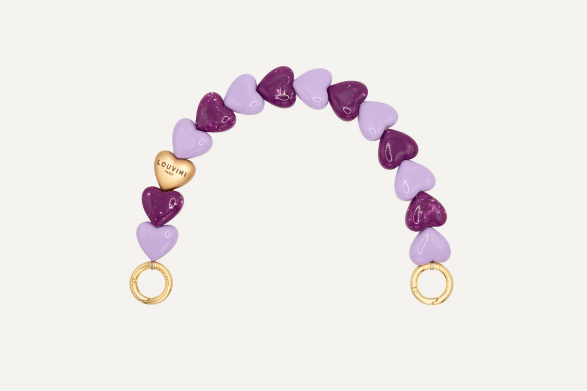LOUVINI PETIT CUORE RAINBOW LOUVINI】 ハンドストラップ PETIT CUORE PURPLE – R deco interiors