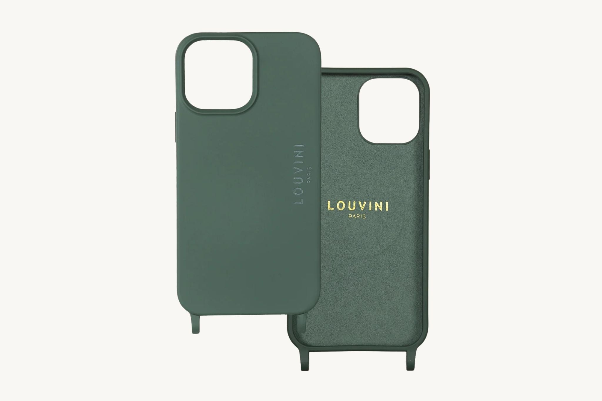 LOUVINI iPhone 15 Pro Max ケース グリーン LOUVINI iPhone 15 Pro