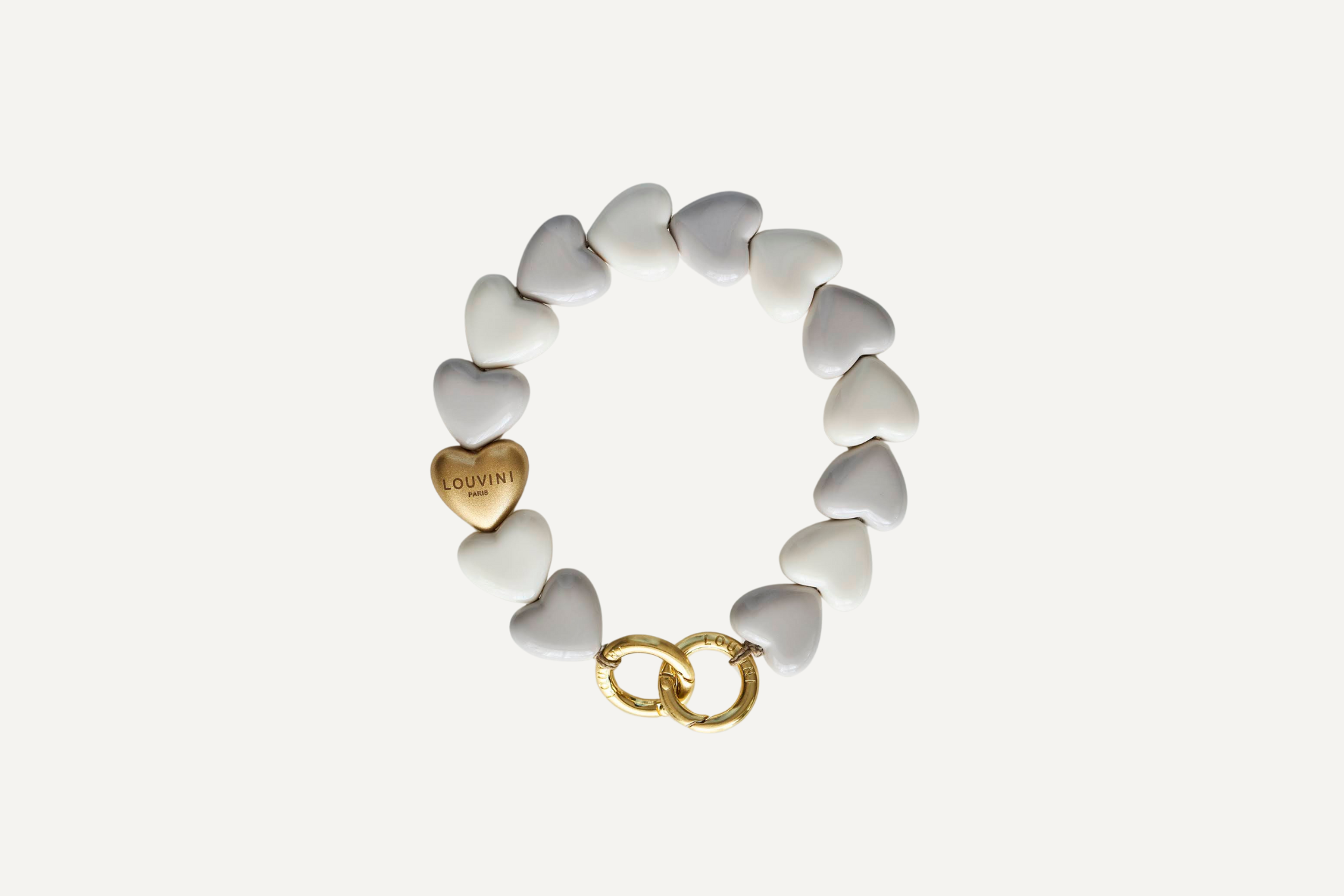 ハンドストラップ PETIT CUORE GRAY-WHITE – R deco interiors ハンドストラップ PETIT CUORE GRAY-WHITE – R deco interiors
