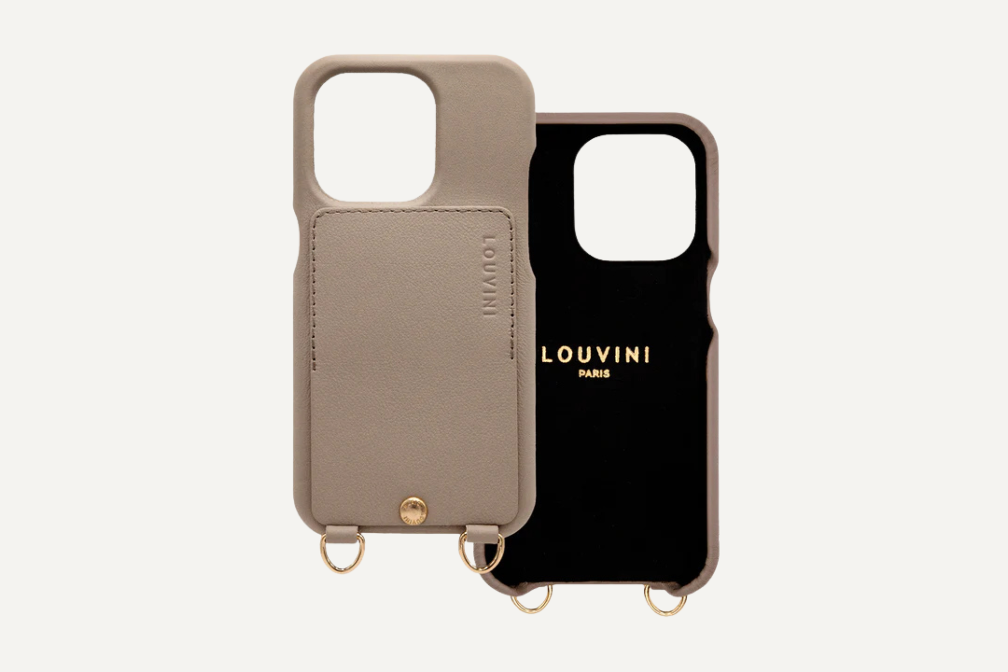 新品LOUVINI スマホケースiPhone14pro 未使用 ケース】LOU / TAUPE / iPhone14Pro – R deco interiors