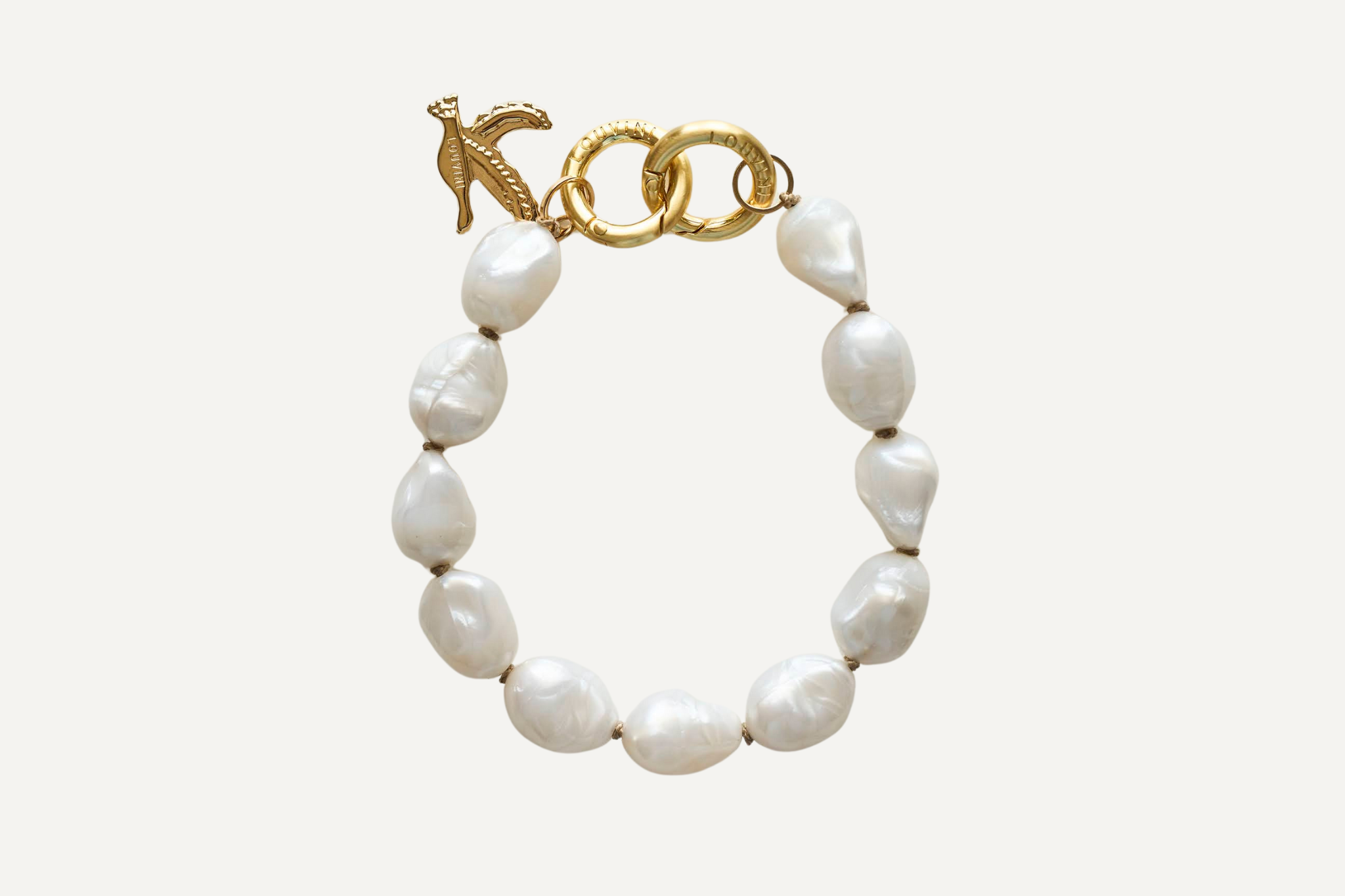 LOUVINIハンドストラップ PETIT ROMY PEARL 予約販売【LOUVINI】 ハンドストラップ PETIT ROMY PEARL – R