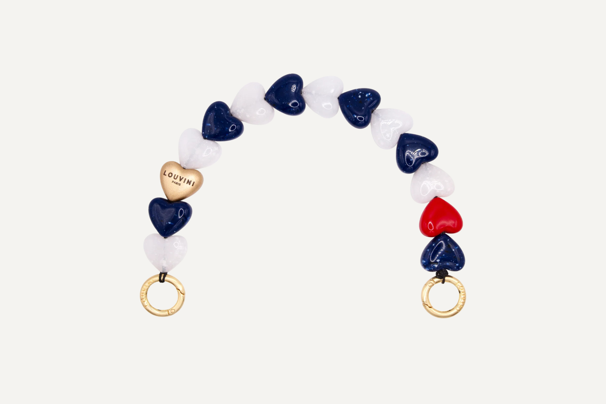 ハンドストラップ PETIT CUORE NAVY-WHITE – R deco interiors ハンドストラップ PETIT CUORE NAVY-WHITE – R deco interiors