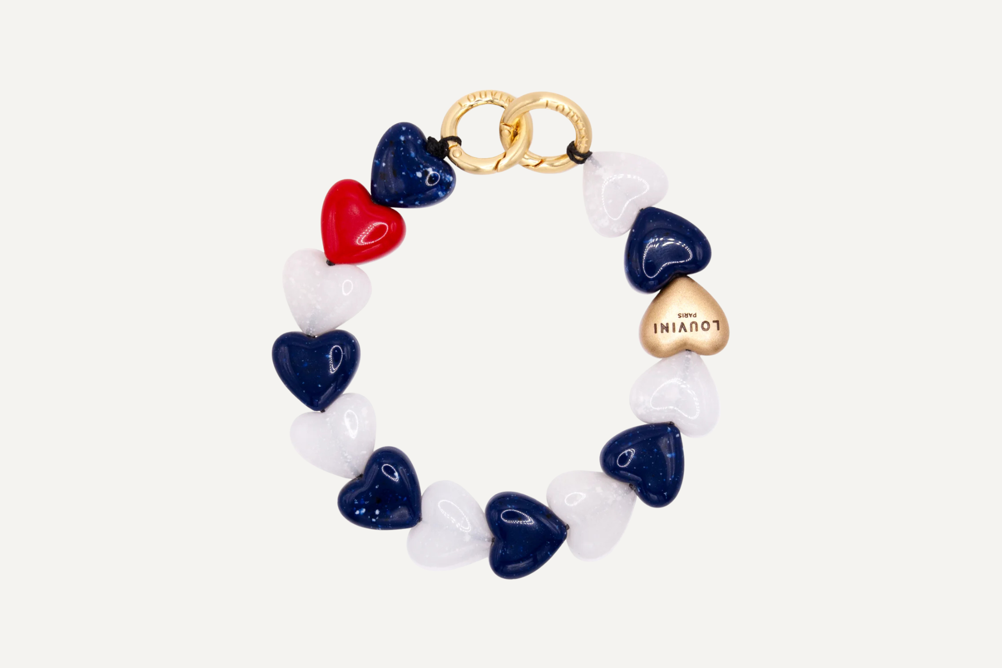 ハンドストラップ PETIT CUORE NAVY-WHITE – R deco interiors ハンドストラップ PETIT CUORE NAVY-WHITE – R deco interiors