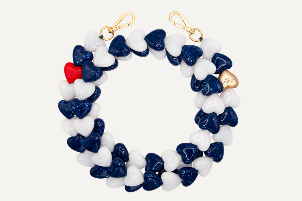 LOUVINI PARIS ハンドストラップ レインボー カラフル ハート LOUVINI LOUVINI PARIS ハンドストラップ レインボー カラフル ハート LOUVINI