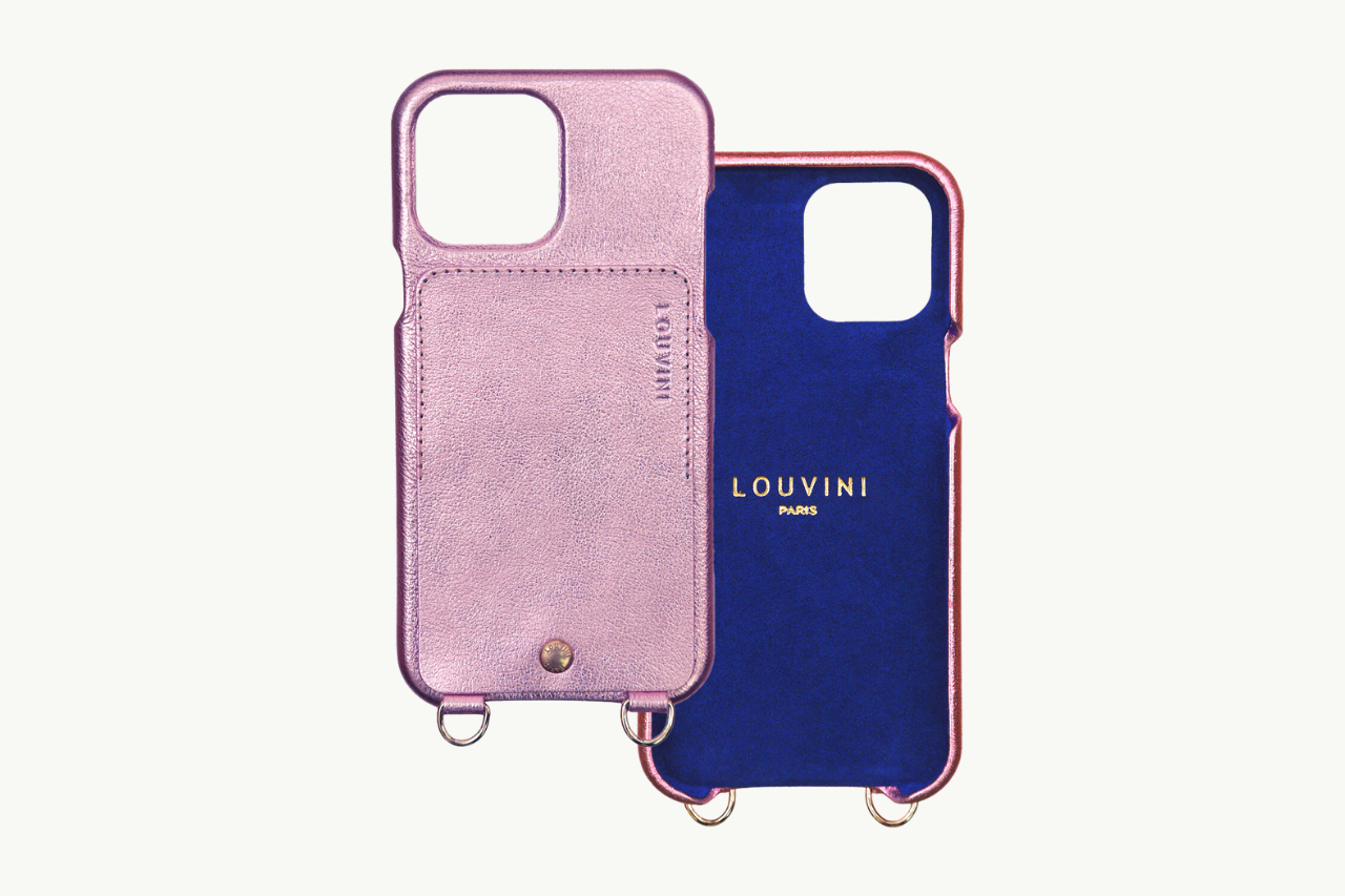 LOUVINI】スマートフォンケース LOU METALLICPINK – R deco