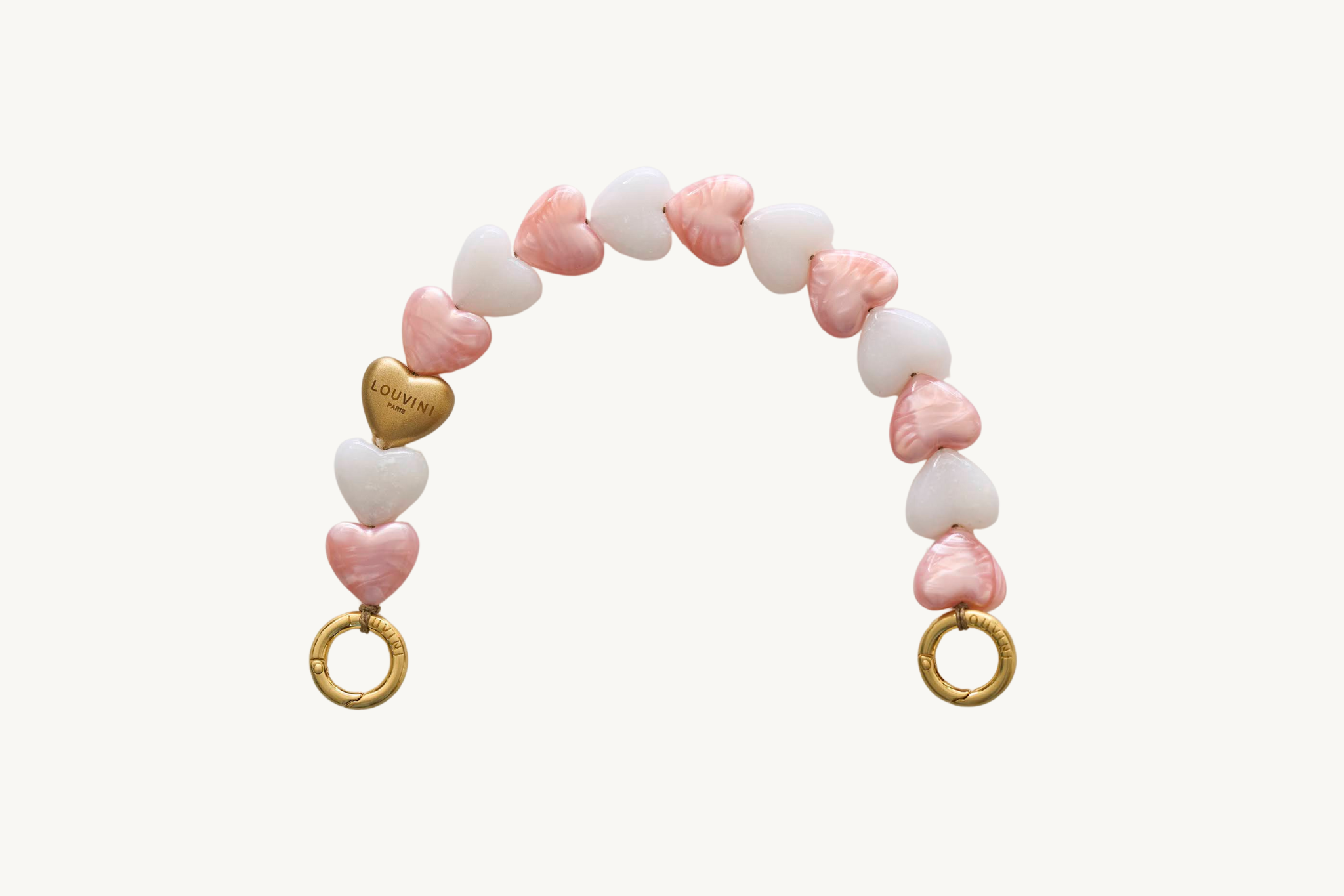 〈週末限定値下げ中〉【LOUVINI】 ハンドストラップ　BEIGE-WHITE LOUVINI】 ハンドストラップ PETIT ZOE DOLCE – R deco interiors