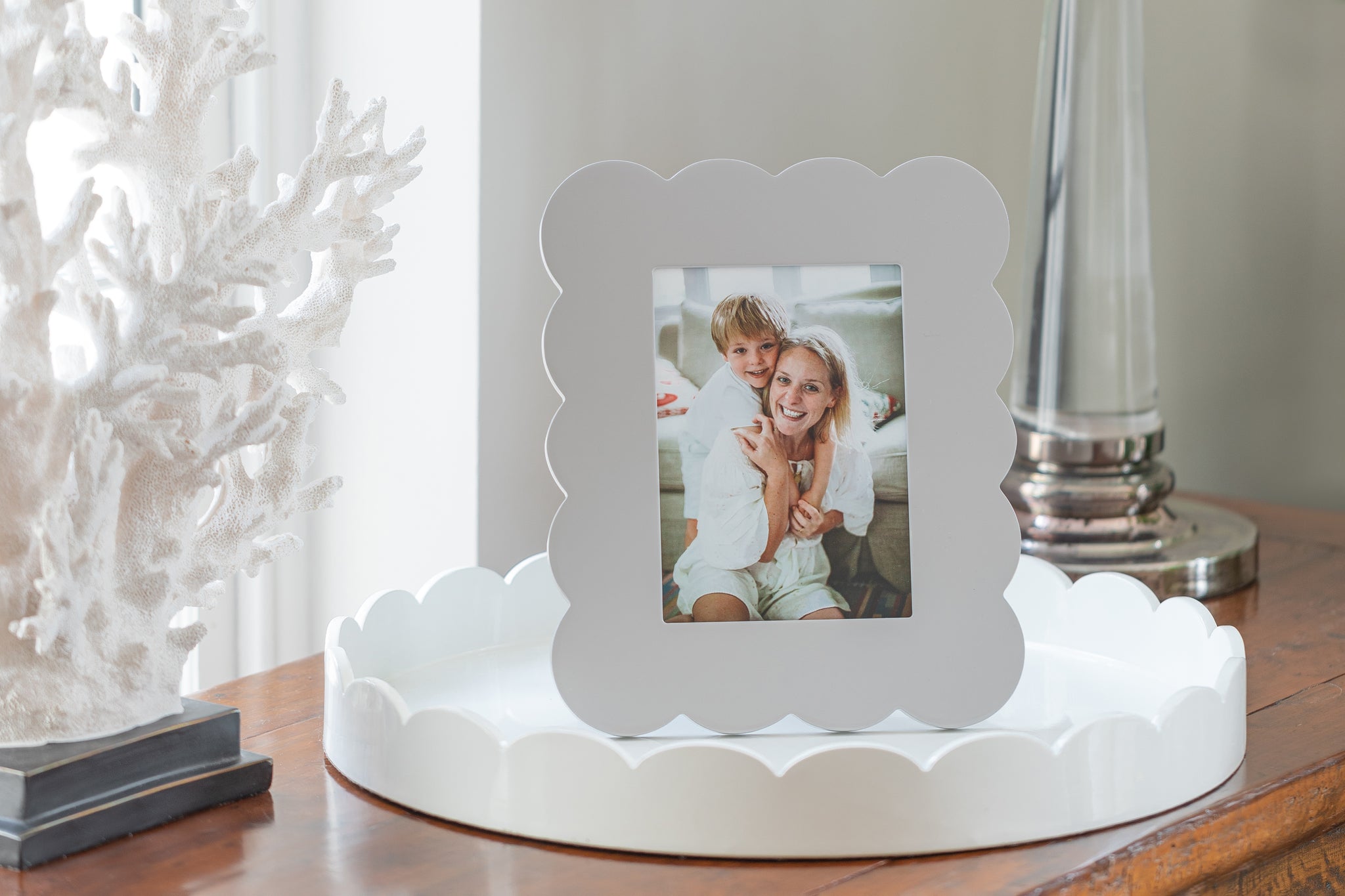 Addison Ross】スカラップフォトフレーム ホワイト – R deco interiors