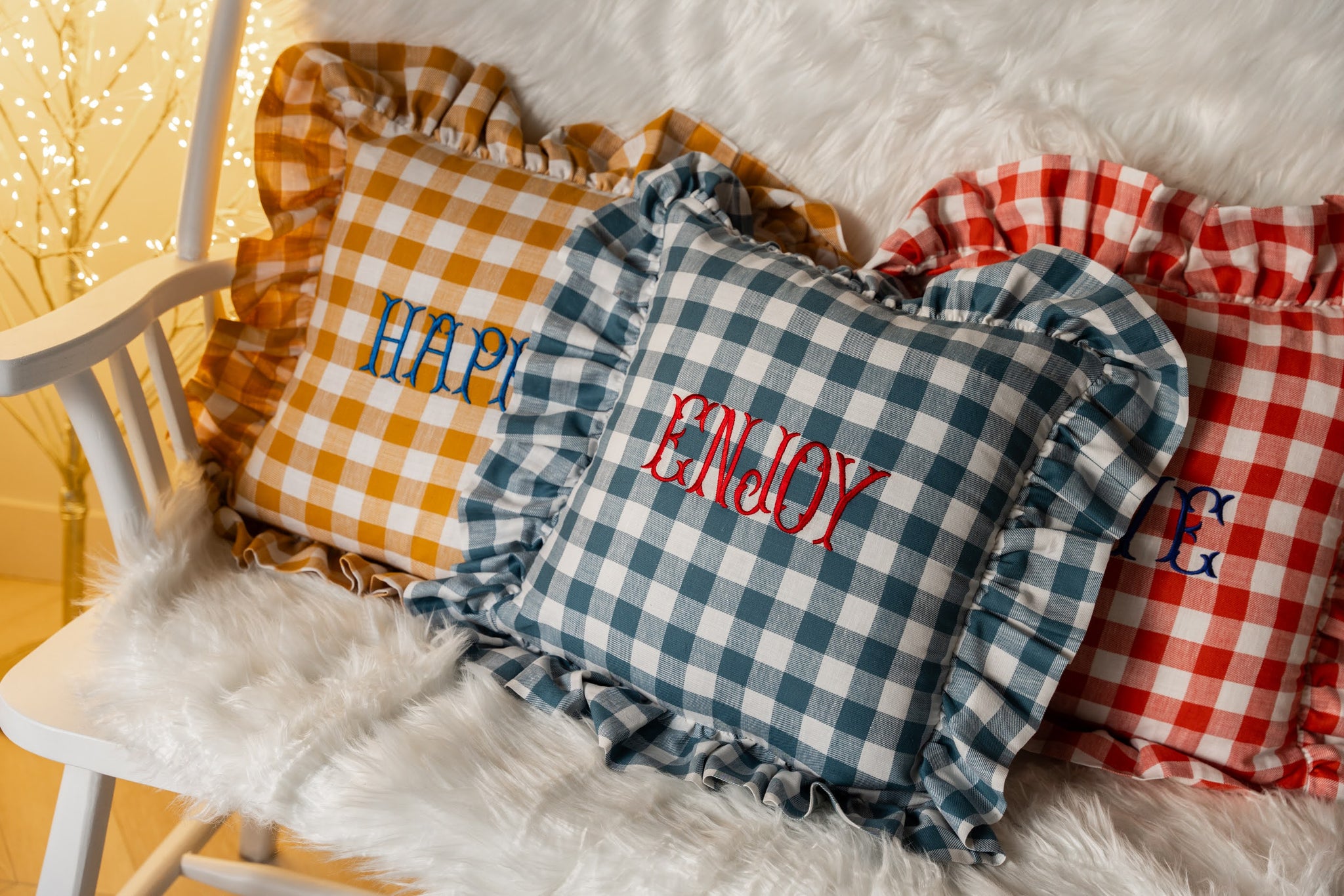 Cozing チェック柄クッションカバー 国産クッションカバー Grandad Check（グランチェック）｜北欧