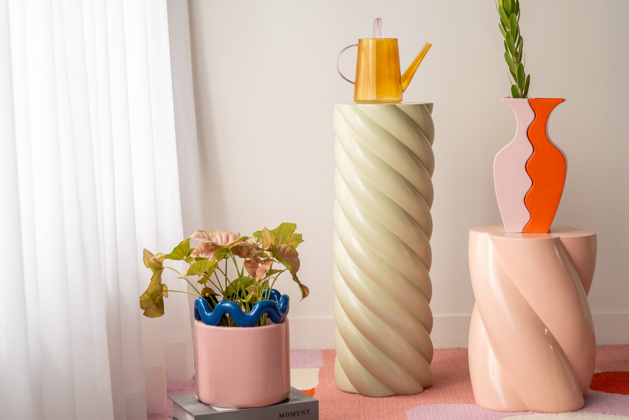 &klevering アンドクレベリン マシュマロスツール ピンク &klevering】 ピラーマシュマロ グレー – R deco interiors