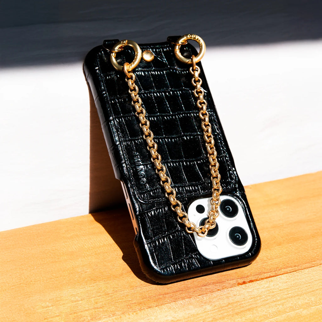 ケース】LOU CROCODILE / BLACK / iPhone15Promax – R deco interiors