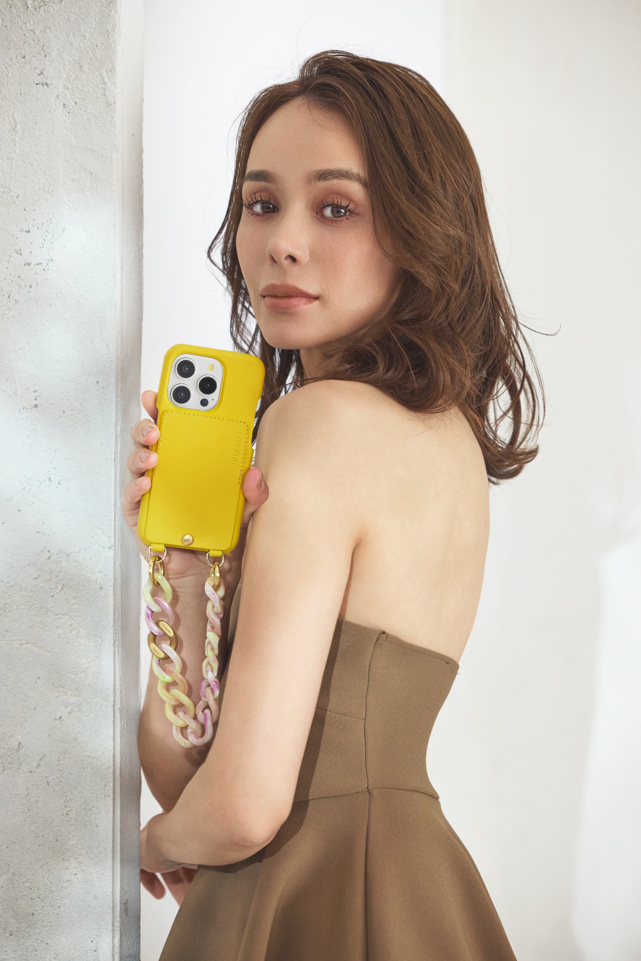 LOUVINI PARIS ルヴィニ　PETIT ZOE ハンドストラップ ハンドストラップ PETIT ZOE YELLOW-PURPLE – R deco interiors
