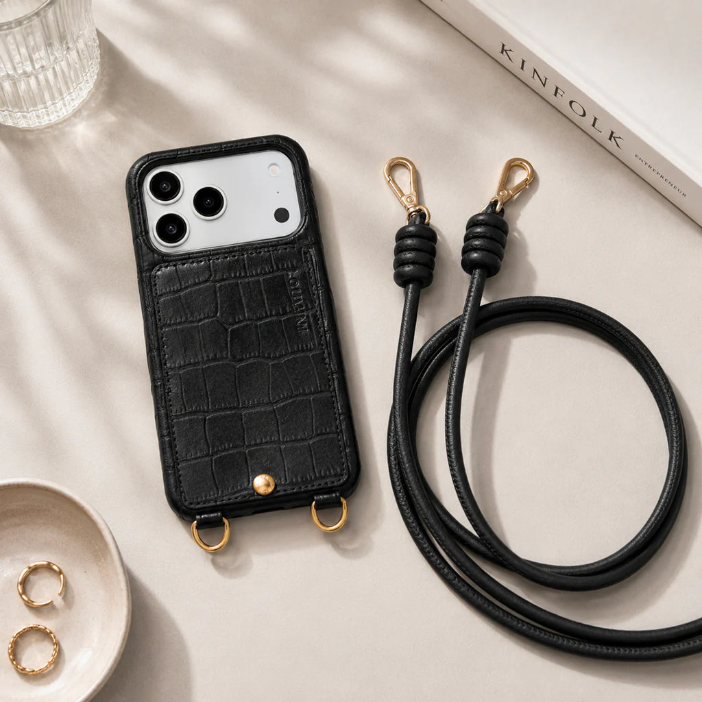ケース】LOU CROCODILE / BLACK / iPhone15Promax – R deco interiors