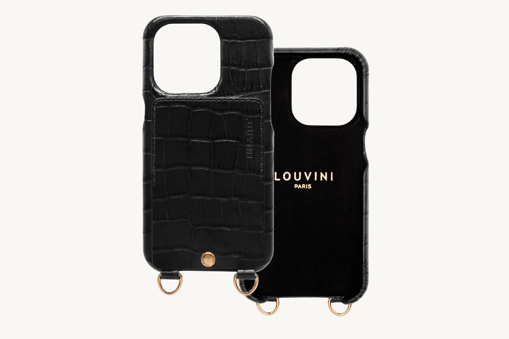 ケース】LOU CROCODILE / BLACK / iPhone15Promax – R deco interiors